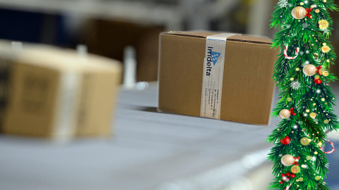 Bezorging van bestellingen rondom Kerst
