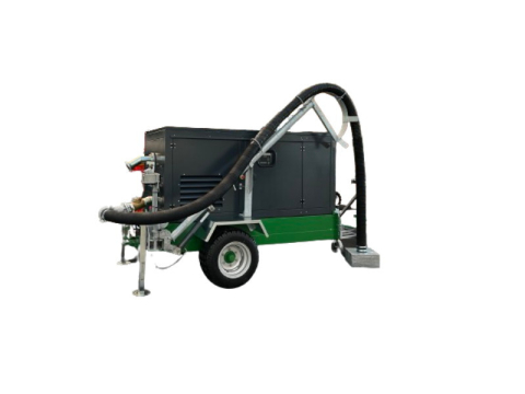 Hydraulische zuigslanglift Irrimec motorpompset