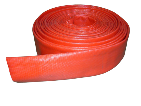 Persslang plat oprolbaar (brandweerslang)